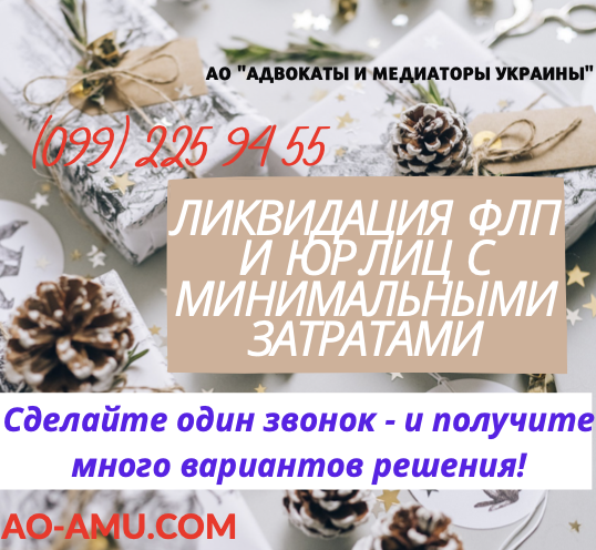 Ликвидация ФОП и фирмы оперативно с мин.затратами - <ro>Изображение</ro><ru>Изображение</ru> #1, <ru>Объявление</ru> #1697684