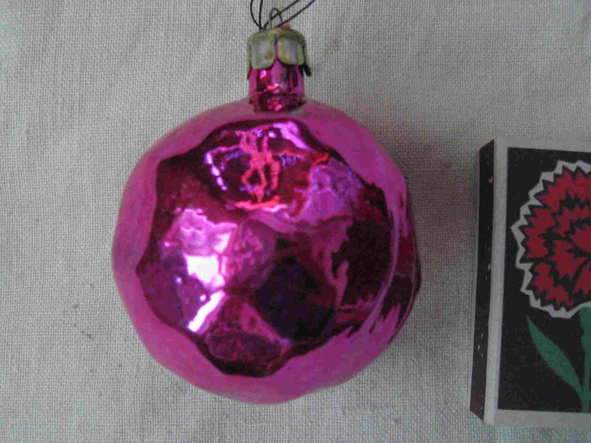 Елочная игрушка "Шар" (СССР) - <ro>Изображение</ro><ru>Изображение</ru> #1, <ru>Объявление</ru> #1697620