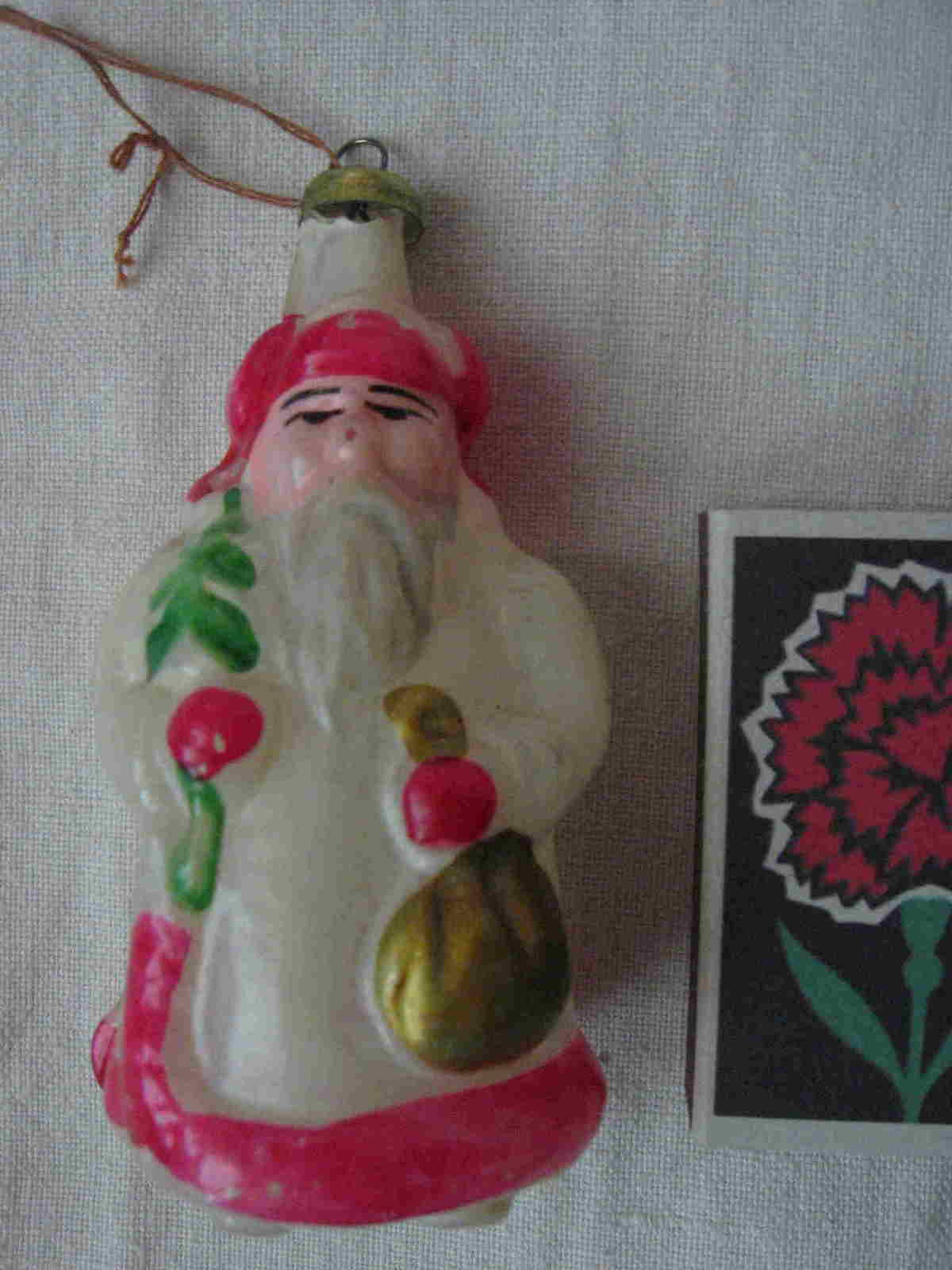 Елочная игрушка "Дед Мороз" (СССР) - <ro>Изображение</ro><ru>Изображение</ru> #1, <ru>Объявление</ru> #1697647