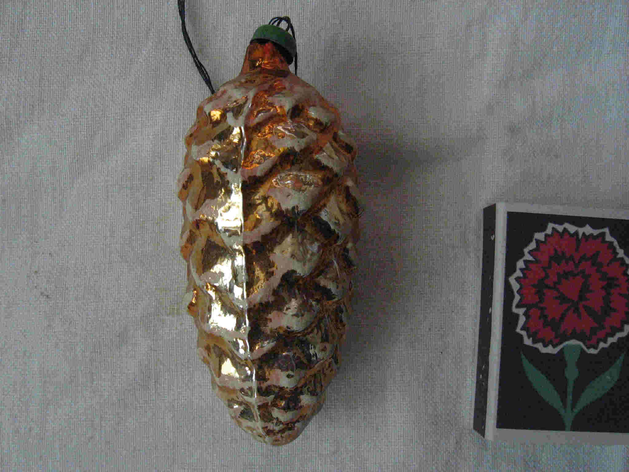 Елочная игрушка "Кедровая шишка" (СССР) - <ro>Изображение</ro><ru>Изображение</ru> #1, <ru>Объявление</ru> #1697618