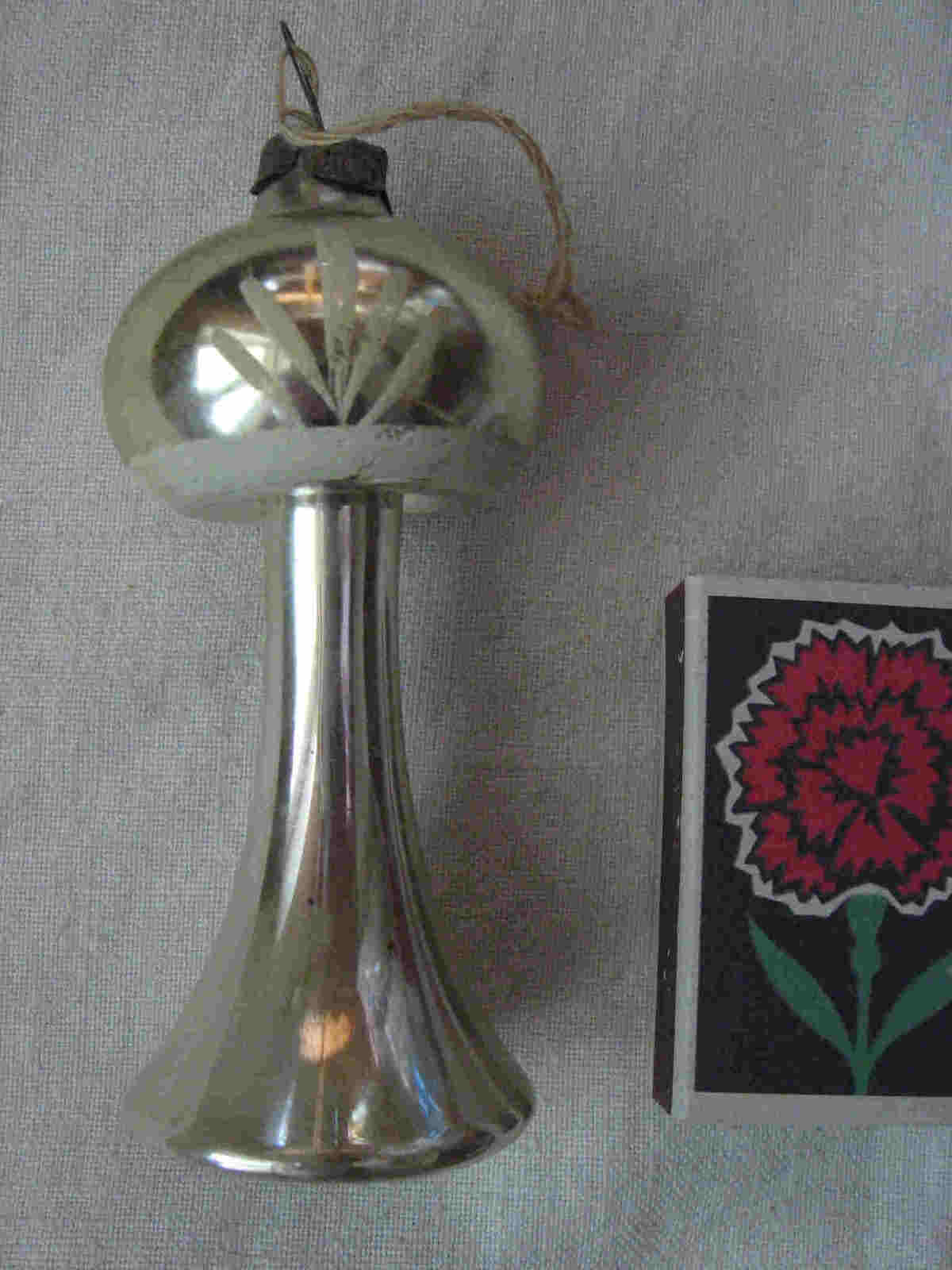 Елочная игрушка "Гриб" (СССР). - <ro>Изображение</ro><ru>Изображение</ru> #1, <ru>Объявление</ru> #1696338