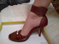 продам босоножки б.у красного цвета - <ro>Изображение</ro><ru>Изображение</ru> #1, <ru>Объявление</ru> #516126