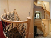 Изогнутые поручни, радиусные ограждения, столбы для лестниц дома, офиса, квартир - <ro>Изображение</ro><ru>Изображение</ru> #1, <ru>Объявление</ru> #1067451