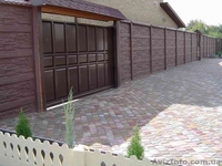 Еврозаборы, ворота, садово-парковая мебель, плитка тротуарная - <ro>Изображение</ro><ru>Изображение</ru> #1, <ru>Объявление</ru> #1099879