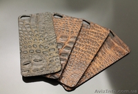 Натуральная кожаная накладка для iPhone 4, 4s, 5, 5s, 6 (крокодил) - <ro>Изображение</ro><ru>Изображение</ru> #1, <ru>Объявление</ru> #1319138