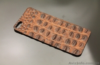 Натуральная кожаная накладка для iPhone 4, 4s, 5, 5s, 6 (крокодил) - <ro>Изображение</ro><ru>Изображение</ru> #3, <ru>Объявление</ru> #1319138
