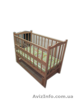 Акция! Комплект для сна! Кроватка маятник, матрас, постель. Новый - <ro>Изображение</ro><ru>Изображение</ru> #3, <ru>Объявление</ru> #1413850