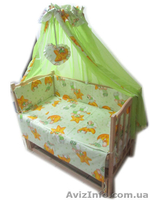 Акция! Комплект для сна! Кроватка маятник, матрас, постель. Новый - <ro>Изображение</ro><ru>Изображение</ru> #4, <ru>Объявление</ru> #1413850