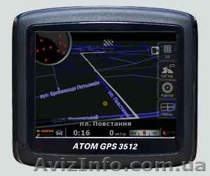 Недорогой навигатор 3,5" Atom GPS 3512 - 600грн - <ro>Изображение</ro><ru>Изображение</ru> #1, <ru>Объявление</ru> #41874