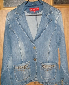 Продам новый женский джинсовый пиджак - <ro>Изображение</ro><ru>Изображение</ru> #1, <ru>Объявление</ru> #302055