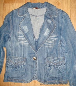 Продам новую джинсовую курточку размера XXL - <ro>Изображение</ro><ru>Изображение</ru> #2, <ru>Объявление</ru> #338278