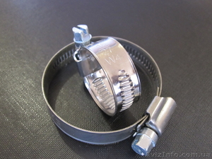 Хомуты нержавеющие червячные