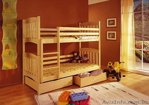 двухъярусные деревянные детские кровати - <ro>Изображение</ro><ru>Изображение</ru> #1, <ru>Объявление</ru> #415356