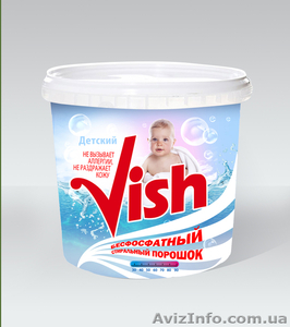 Детский, концентрированный, бесфосфатный стиральный порошок «BABY VISH» про-во И - <ro>Изображение</ro><ru>Изображение</ru> #1, <ru>Объявление</ru> #437561