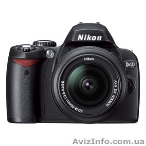продам Nikon D40 body +Nikkor 18-55mm f/3.5-5.6 AF-S DX - <ro>Изображение</ro><ru>Изображение</ru> #1, <ru>Объявление</ru> #436904