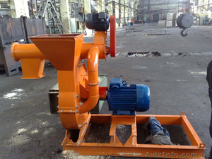 Молотковая дековая дробилка доизмельчения влажной древесной щепы,  стебля п