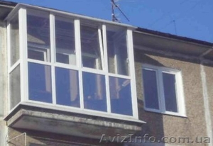 Балконы металлопластиковые французского вида. - <ro>Изображение</ro><ru>Изображение</ru> #1, <ru>Объявление</ru> #539015
