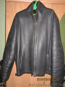 Продам стильную мужскую кожанную куртку! - <ro>Изображение</ro><ru>Изображение</ru> #1, <ru>Объявление</ru> #605997