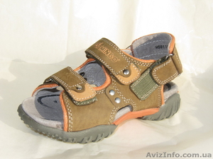 Сандали для мальчика хаки на липучках