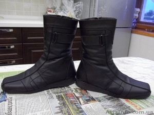 Продам зимние кожаные полусапоги без каблука б/у, Днепропетровской обуви - <ro>Изображение</ro><ru>Изображение</ru> #4, <ru>Объявление</ru> #644834
