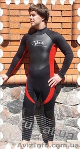 Гидрокостюм для дайвинрга с акульей кожей