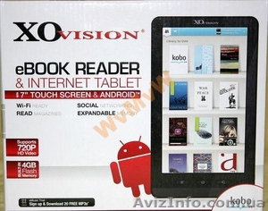 XOVision eBOOK READER электронаня книга планшет 7' - <ro>Изображение</ro><ru>Изображение</ru> #1, <ru>Объявление</ru> #672290