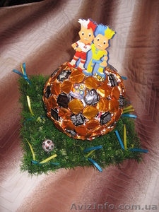 Футбольный мяч из конфет  - <ro>Изображение</ro><ru>Изображение</ru> #3, <ru>Объявление</ru> #681707