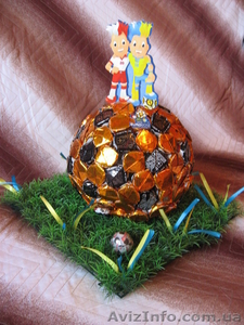 Футбольный мяч из конфет  - <ro>Изображение</ro><ru>Изображение</ru> #1, <ru>Объявление</ru> #681707