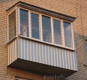 Балконы под ключ: металлокаркас, расширение, остекление, наружная отде - <ro>Изображение</ro><ru>Изображение</ru> #2, <ru>Объявление</ru> #343067