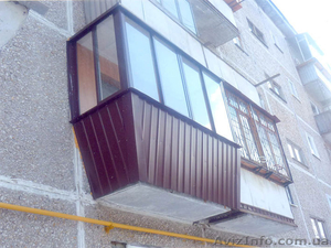 Балконы под ключ: металлокаркас, расширение, остекление, наружная отде - <ro>Изображение</ro><ru>Изображение</ru> #4, <ru>Объявление</ru> #343067