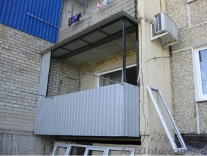 Балконы под ключ: металлокаркас, расширение, остекление, наружная отде - <ro>Изображение</ro><ru>Изображение</ru> #5, <ru>Объявление</ru> #343067