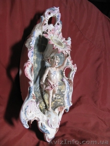 Антикварный сувенир с фигуркой амура из фаянса. - <ro>Изображение</ro><ru>Изображение</ru> #5, <ru>Объявление</ru> #719429