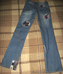 Продам: джинсы синие с декоративными элементами - <ro>Изображение</ro><ru>Изображение</ru> #2, <ru>Объявление</ru> #732118