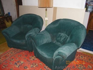 Продам кресла велюровые в отличном состоянии - <ro>Изображение</ro><ru>Изображение</ru> #1, <ru>Объявление</ru> #872354