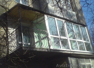 Остекление балконов. Расширение балконов. Французский балкон. - <ro>Изображение</ro><ru>Изображение</ru> #1, <ru>Объявление</ru> #861755
