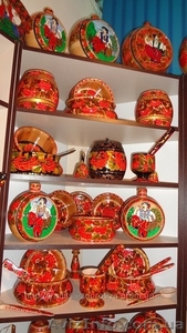 Украинские сувениры, глиняная и деревянная посуда расписная деревянная посуда - <ro>Изображение</ro><ru>Изображение</ru> #4, <ru>Объявление</ru> #859391