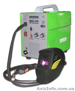 Полуавтомат Venta MIG-200 с маской WH-4000 Хамелеон