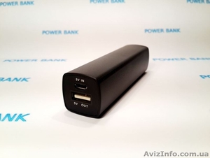 PowerBank 2600 mAh black - карманное зарядное устройство - <ro>Изображение</ro><ru>Изображение</ru> #1, <ru>Объявление</ru> #1006081