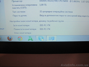 Продам нетбук хорошее состояние ASUS Eee PC 1001PX - <ro>Изображение</ro><ru>Изображение</ru> #2, <ru>Объявление</ru> #1048667