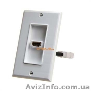 WP 563-N HDMI Настенная розетка 1 портовая с удлинителем