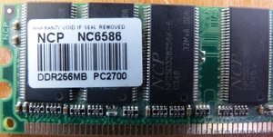 Оперативная память NCP NP25D328256K (DDR/256MB) - <ro>Изображение</ro><ru>Изображение</ru> #2, <ru>Объявление</ru> #1187165