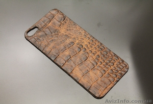 Натуральная кожаная накладка для iPhone 4, 4s, 5, 5s, 6 (крокодил) - <ro>Изображение</ro><ru>Изображение</ru> #4, <ru>Объявление</ru> #1319138