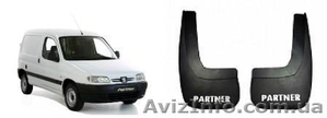 Брызговики на автомобиль Peugeot Partner с 2008г