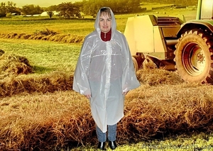 Плащ дождевик на липучках 