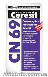 Самовыравнивающаяся смесь Ceresit CN-69 ( 25 кг). - <ro>Изображение</ro><ru>Изображение</ru> #1, <ru>Объявление</ru> #1399120