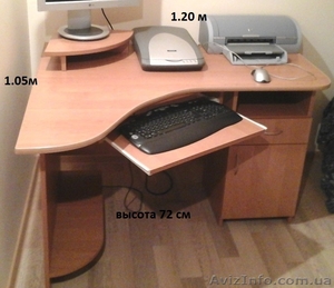 Угловой компьютерный стол - <ro>Изображение</ro><ru>Изображение</ru> #1, <ru>Объявление</ru> #1503085