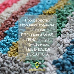 Вторичная гранула полиэтилена для производства пакетов - <ro>Изображение</ro><ru>Изображение</ru> #1, <ru>Объявление</ru> #1549184