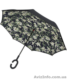 C-brella зонт обратного сложения с удобной ручкой - <ro>Изображение</ro><ru>Изображение</ru> #4, <ru>Объявление</ru> #1550883