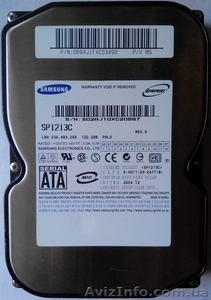 Жесткий диск Samsung SP1213C - <ro>Изображение</ro><ru>Изображение</ru> #1, <ru>Объявление</ru> #1553192