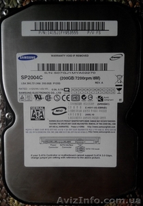 Жесткий диск (не рабочий) Samsung SP2004C - <ro>Изображение</ro><ru>Изображение</ru> #1, <ru>Объявление</ru> #1553948